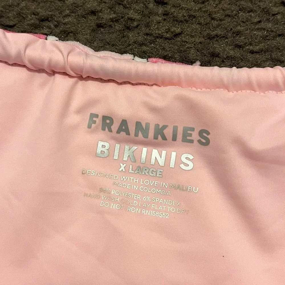 Frankie’s Bikinis Floral Tia Terry Bikini Bottoms